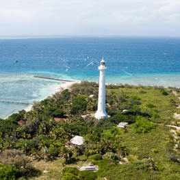 The Amedée lighthouse